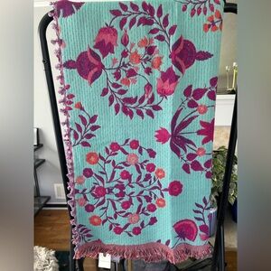 NWT Anthropologie Rayna Throw Blanket, 50" x 60"